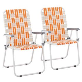 2pcs, Folding Beach Chairs