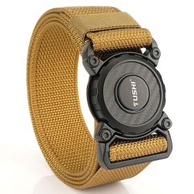 New quick release button tactical nylon belt; working clothes; outdoor training belt; casual men's belt; wholesale by manufacturers
