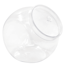 80oz Plastic Container with Lid, Clear, Food Storage, 1 Count, Way to Celebrate