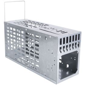 Humane Live Mouse Trap Reusable Metal Rat Rodent Cage Catch Release Continuous Capture Indoor Outdoor Pet Children Safe