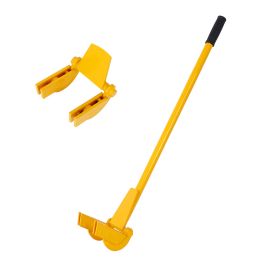 Deck Wrecker Pallet Tool with Non-Slip Grip for Tray or Garden Repair