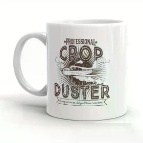 11 Oz Professional Pesticide Duster Funny Farting Mug, Rude Farting Coffee Mug 11 Oz White Mug, Brush Ideal Gift for
