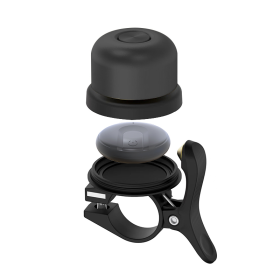 Never Lose Your Riding Record, 2-in-1 Tracking Bell, GPC Anti-theft Tracking Bell With GPC - Smart Bike Accessories For City Commuters, Kids Bike (Color: Black)