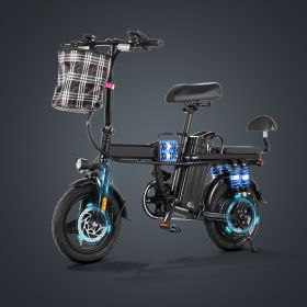 Electric Bicycle-A9,No Delivery To Remote Areas (Color: Black)